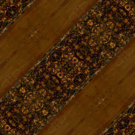 A close-up of geometric origami folds arranged in a repeating diamond symmetry pattern on wallpaper.