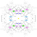 Seamless mirror wallpaper pattern — Biochemistry by wallpaper⁶