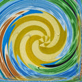 Entomology Pinwheel wallpaper pattern