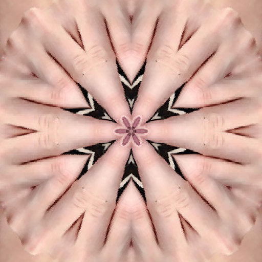 Cryptography Kaleidoscope wallpaper pattern