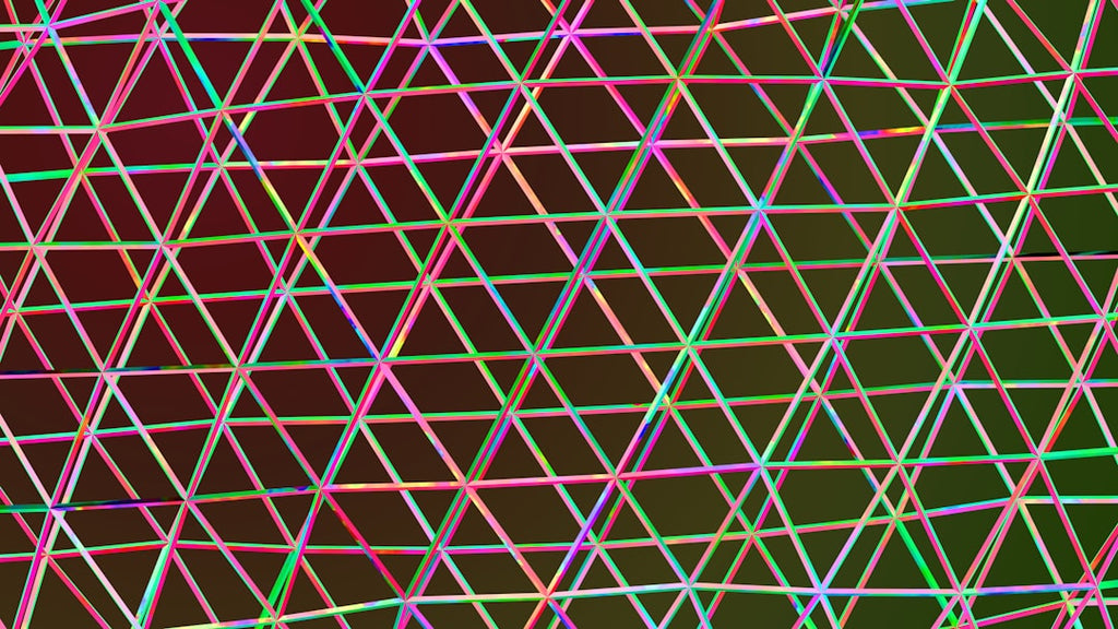 Seamless kaleidoscope wallpaper pattern — Geometry by wallpaper⁶ — base photo: DNA | Blender 3D
