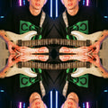 Seamless mirror wallpaper pattern — Glitch by wallpaper⁶