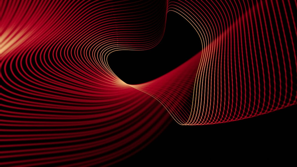 3D Kaleidoscope wallpaper pattern — base photo: Abstract background image of a line wave pattern