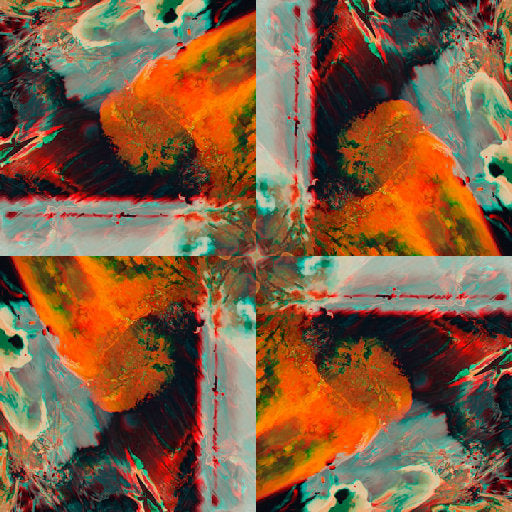 AI Art Rotation wallpaper pattern