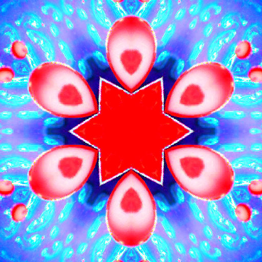 Seamless kaleidoscope wallpaper pattern — Biochemistry by wallpaper⁶