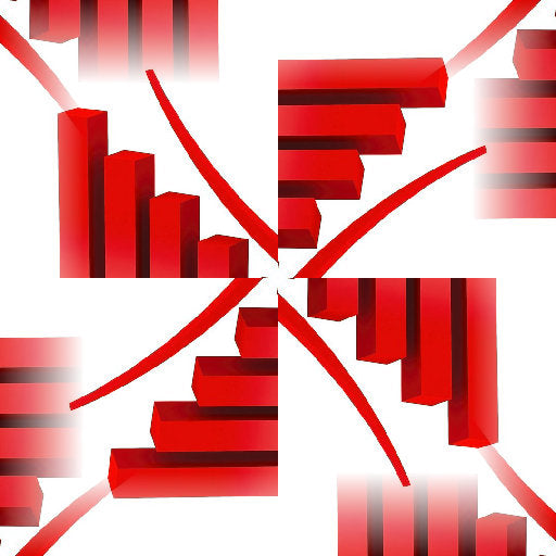 WALLPAPER⁶ — seamless rotate4 pattern from bell curve distribution, Statistics