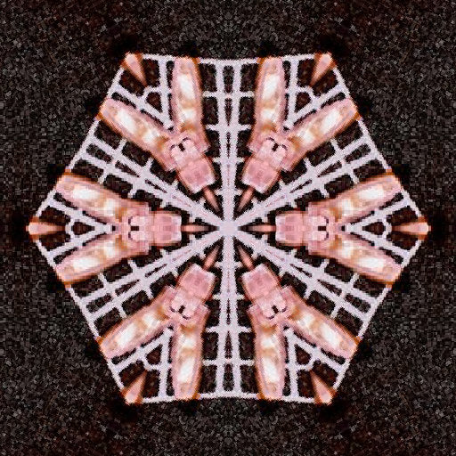 Seamless kaleidoscope wallpaper pattern — Biochemistry by wallpaper⁶