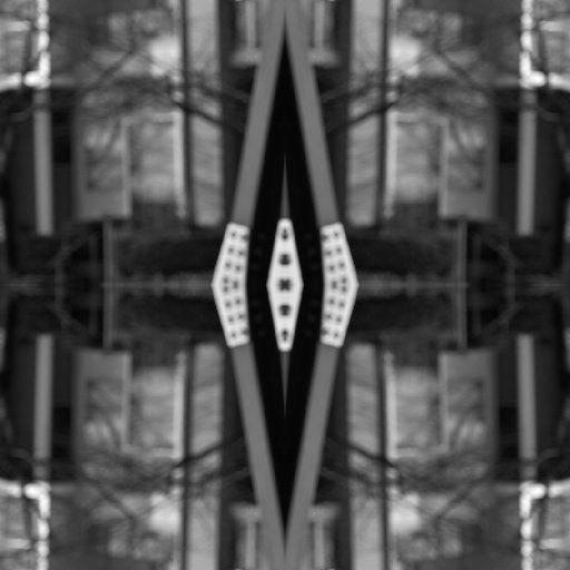wallpaper⁶ — seamless mirror4 pattern from bauhaus