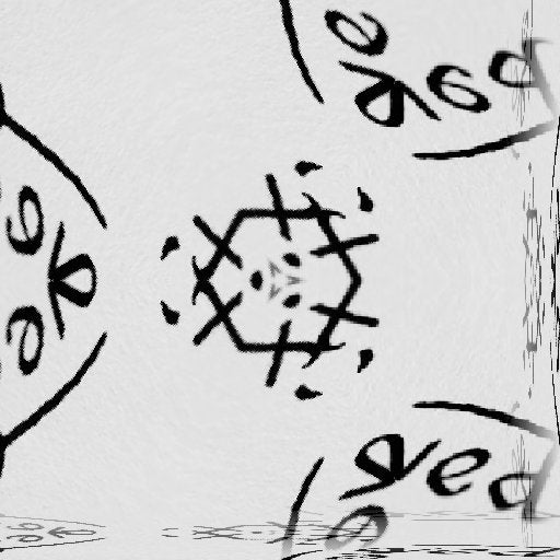 Seamless hex wallpaper pattern — Calligraphy by wallpaper⁶