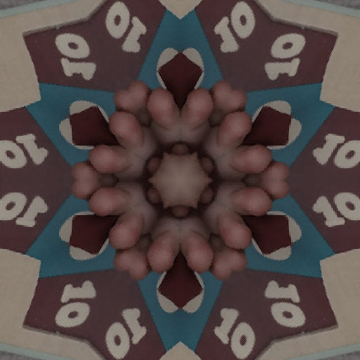 Seamless kaleidoscope wallpaper pattern — Arithmetic by wallpaper⁶