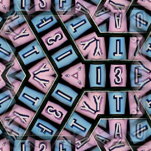 Cryptography Hexagon wallpaper pattern