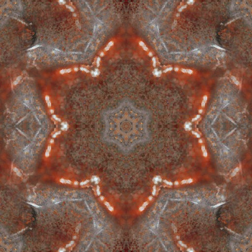Physics Kaleidoscope wallpaper pattern
