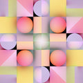 3D Rotation wallpaper pattern
