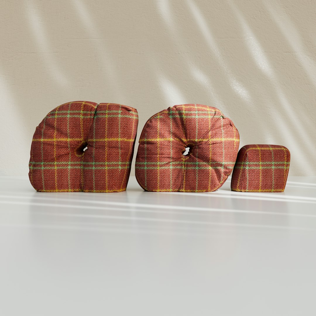 3D Brick wallpaper pattern — base photo: 3DART