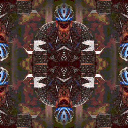 Seamless mirror wallpaper pattern — Biochemistry by wallpaper⁶