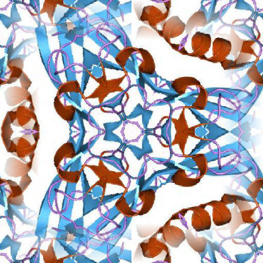 Seamless hex wallpaper pattern — Biochemistry by wallpaper⁶