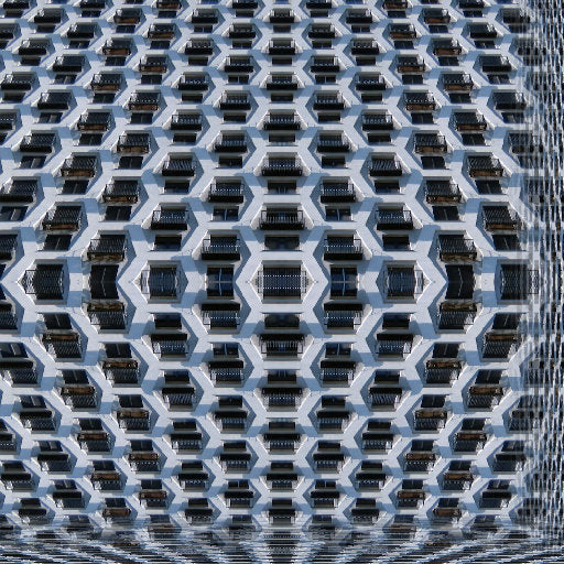 wallpaper⁶ — seamless mirror4 pattern from bauhaus