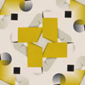 WALLPAPER⁶ — seamless rotate4 pattern from bauhaus geometric poster, Bauhaus
