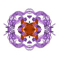 Seamless mirror wallpaper pattern — Biochemistry by wallpaper⁶