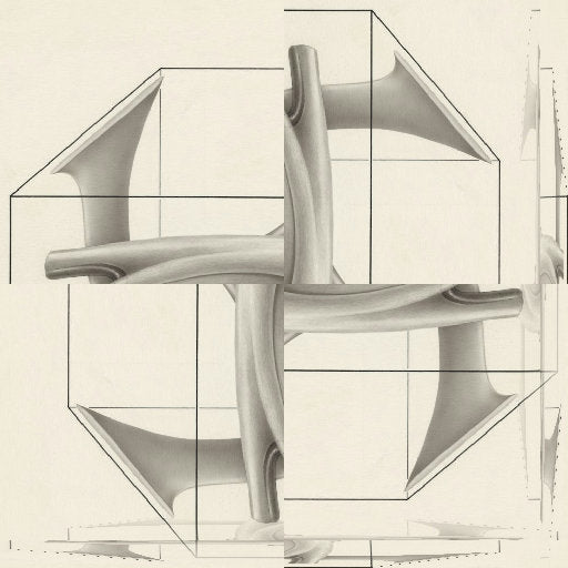 wallpaper⁶ — seamless rotate4 pattern from bauhaus