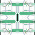 Seamless mirror wallpaper pattern — Cartography by wallpaper⁶