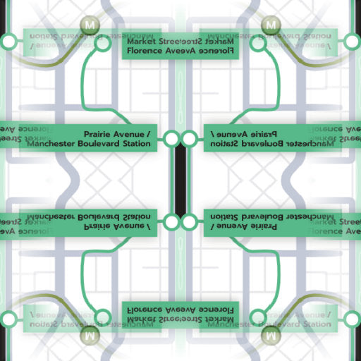 Seamless mirror wallpaper pattern — Cartography by wallpaper⁶