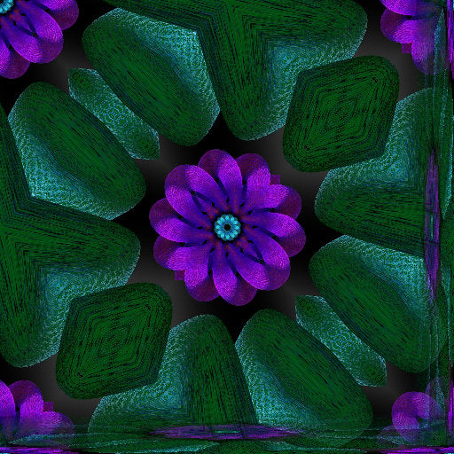WALLPAPER⁶ — seamless diamond pattern from fractal geometry, Geometry