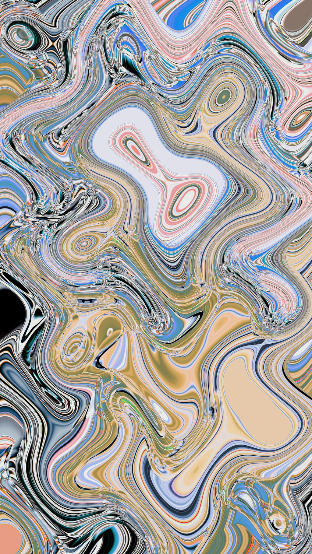 AI Art Hexagon wallpaper pattern — base photo: Dash | Blender 3D