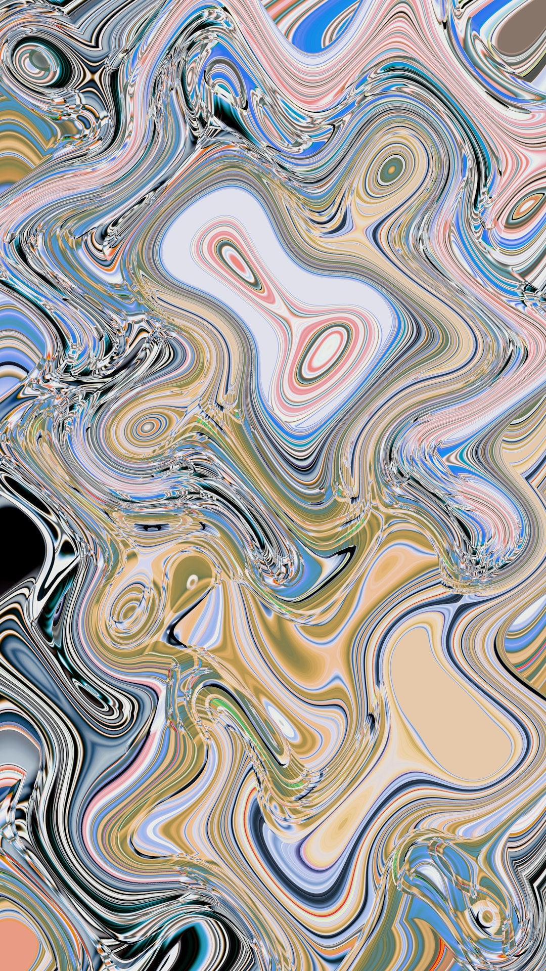 AI Art Hexagon wallpaper pattern — base photo: Dash | Blender 3D