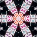 Seamless kaleidoscope wallpaper pattern — Arithmetic by wallpaper⁶