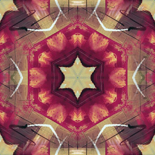 Seamless kaleidoscope wallpaper pattern — Calligraphy by wallpaper⁶