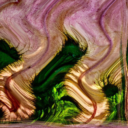 Botanics Wave wallpaper pattern