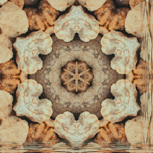 Molecular Physics Kaleidoscope wallpaper pattern