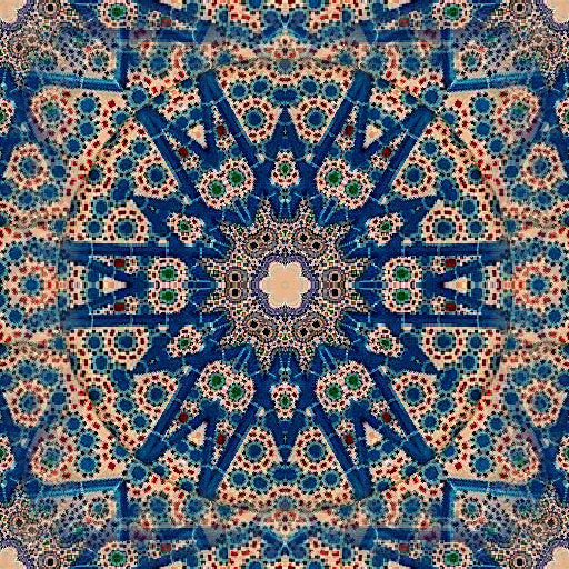 Seamless kaleidoscope wallpaper pattern — Geometry by wallpaper⁶