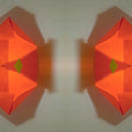 Seamless mirror wallpaper pattern — Origami by wallpaper⁶