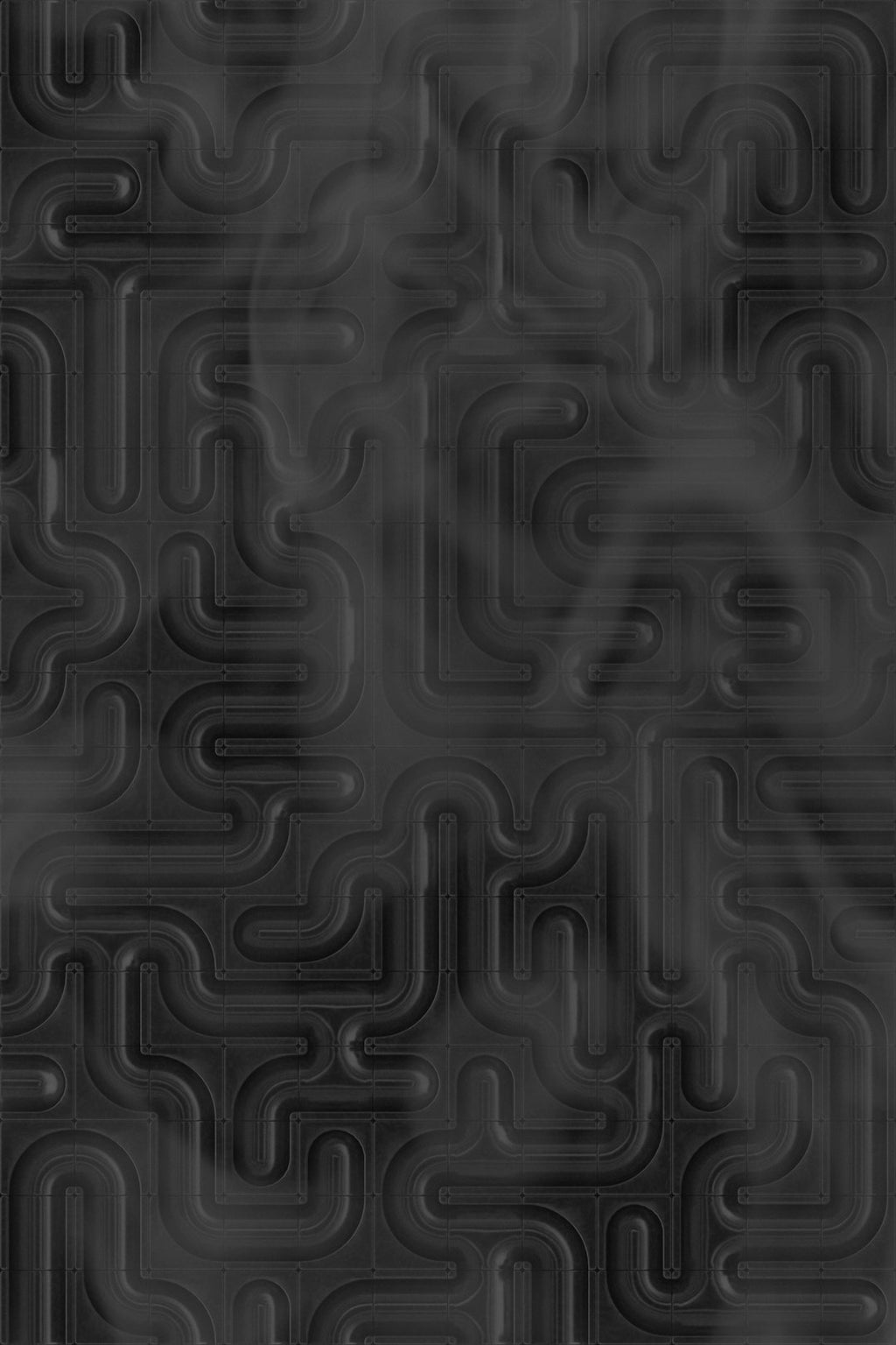 Seamless mirror wallpaper pattern — Cartography by wallpaper⁶ — base photo: 3D rendering. I like to build worlds that could function as games. I create rules for myself through