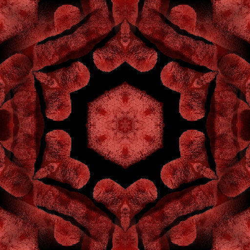3D Kaleidoscope wallpaper pattern