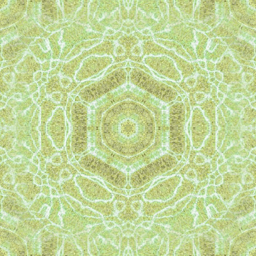 A seamless repeat pattern of 3D isometric geometric shapes in a kaleidoscope arrangement, featuring sharp angles and vibrant shading.