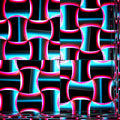 Seamless rotation wallpaper pattern — Cosmology by wallpaper⁶
