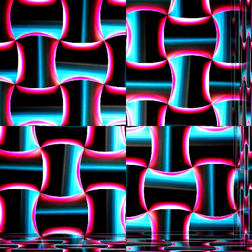 Seamless rotation wallpaper pattern — Cosmology by wallpaper⁶
