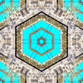 Gothic Arches Kaleidoscope wallpaper pattern inspired by Gothic tracery, featuring repeating pointed arches and geometric symmetry.