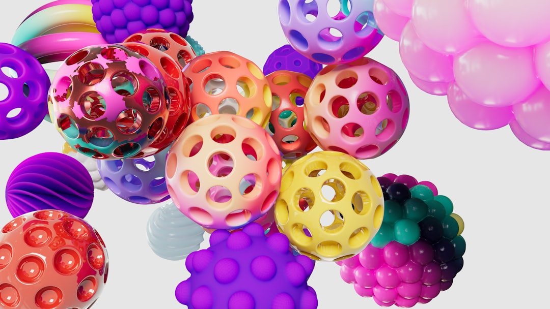 3D Rotation wallpaper pattern — base photo: Abstract 3D Balls