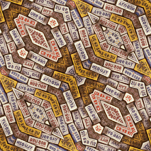 WALLPAPER⁶ — seamless diamond pattern from numbers pattern, Arithmetic