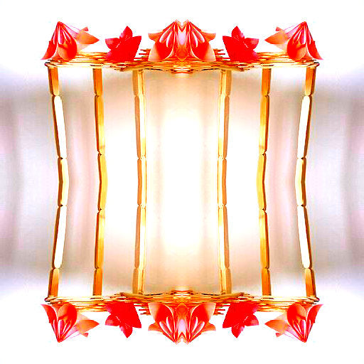 Seamless mirror wallpaper pattern — Origami by wallpaper⁶