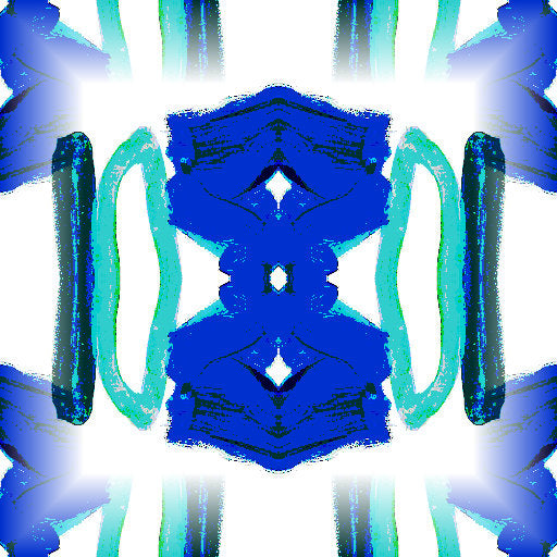 Seamless mirror wallpaper pattern — Calligraphy by wallpaper⁶