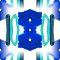 Seamless mirror wallpaper pattern — Calligraphy by wallpaper⁶