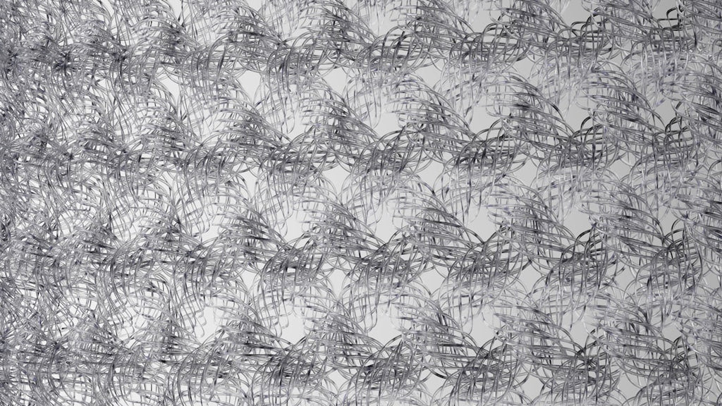 Seamless mirror wallpaper pattern — Biochemistry by wallpaper⁶ — base photo: a black and white photo of a pattern on a wall