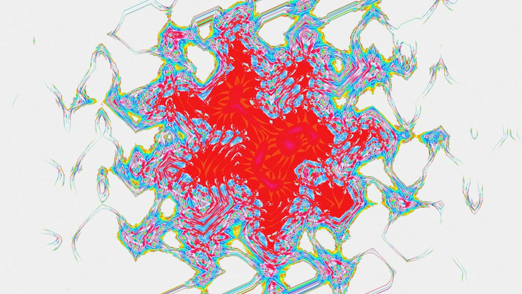 Seamless kaleidoscope wallpaper pattern — Biochemistry by wallpaper⁶ — base photo: Mezmorized | Blender 3D