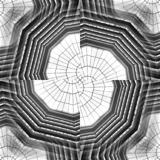 wallpaper⁶ — seamless rotate4 pattern from bauhaus