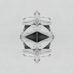 A seamless mirrored pattern of origami folds creating a white and grey geometric diamond lattice with sharp paper creases.